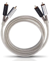 OEHLBACH Silver Express Audio-Kabel 1 m 2 x RCA Silber