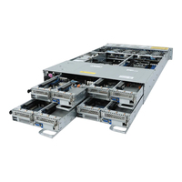 Gigabyte H261-NO0 Intel® C621 LGA 3647 (Socket P) Rack (2U) Zwart, Grijs