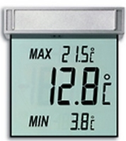 TFA-Dostmann 30.1025 insteekthermometer Elektronische omgevingsthermometer Binnen Wit