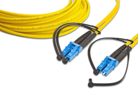Lightwin LDP-09 LC-LC 0.25 Glasvezel kabel 0,25 m Geel