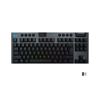 Logitech G G915 TKL Tenkeyless LIGHTSPEED Wireless RGB Mechanical Gaming Keyboard teclado USB QWERTY Inglés Carbono