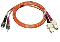 Moxa 39440 száloptikás kábel 2x ST 2x SC OM1 Narancssárga