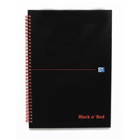 Hamelin 100080189 writing notebook A4 140 sheets Black, Red