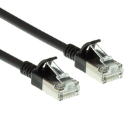 ACT DC7900 Netzwerkkabel Schwarz 0,5 m Cat6a U/FTP (STP)