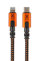 Xtorm CXX003 Lightning kábel 1,5 M Fekete, Narancssárga