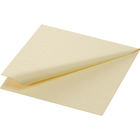 Duni 168419 Papierserviette Seidenpapier Cremefarben