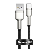 Baseus CAKF000201 câble USB 2 m USB 2.0 USB A USB C Noir, Argent
