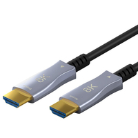 Goobay 65558 kabel HDMI 80 m HDMI Typu A (Standard) Czarny, Szary