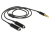 DeLOCK 65575 Audio-Kabel 0,25 m 3.5mm 2 x 3.5mm Schwarz
