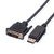 VALUE 11.99.5614 video átalakító kábel 1 M DisplayPort DVI-D Fekete