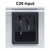 Intellinet 19" 8-fach IP-Steckdosenleiste / Smart PDU mit C13-Kaltgerätesteckdosen, Kontrolliert Strom, Temperatur und Luftfeuchtigkeit, C20-Stromeingang, 1 HE