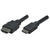 Manhattan High Speed HDMI-Kabel, 3D, Mini HDMI Stecker auf HDMI Stecker, geschirmt, schwarz, 1,8 m