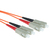 ACT SC-SC 50/125um OM2 Duplex 10m (RL3510) Glasfaserkabel Orange