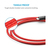 Anker USB A - Micro USB B, 1.8m USB cable USB 2.0 Micro-USB B Black, Red
