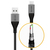 ALOGIC ULCA2030-SGR USB kábel 0,3 M USB 2.0 USB A USB C Szürke