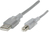 Renkforce RF-2917161 USB Kabel 3 m USB 2.0 USB A USB B Transparent