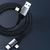 DUDAO L20PRO 4-in-1 fast Charging Cable USB kábel 1 M USB A/USB C USB C/Lightning Fekete, Szürke