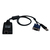 Tripp Lite B055-001-USB Tastatur/Video/Maus (KVM)-Kabel Schwarz