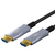 Goobay 65558 HDMI kabel 10 m HDMI Type A (Standaard) Zwart, Grijs