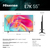 Hisense 55E7KQTUK TV 139.7 cm (55") 4K Ultra HD Smart TV Wi-Fi Black 275 cd/m²