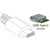 Techly IADAP USB31-HDMI Adaptador gráfico USB Blanco