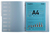 Exacompta BeeBlue Polypropylène (PP) Bleu, Bleu clair, Turquoise, Jaune A4