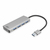 ACT AC6121 Schnittstellen-Hub USB 3.2 Gen 1 (3.1 Gen 1) Type-A 5000 Mbit/s Aluminium