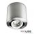 Article picture 1 - Ceiling luminaire round GU10/MR16 :: brushed aluminium :: lamp not included