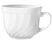 Kaffeeobertasse Inhalt: 0,22ltr Form Trianon uni weiß - ARCOPAL