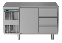 Nordcap Kühltisch (2 Abteile) CRIO HPM 2-7061, für GN 1/1, steckerfertig,