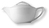 Teekanne - Inhalt 0,40 ltr - Form MINOA - uni weiß