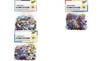 folia Schmucksteine "Blumen", Größen und Farben sortiert (57905046)
