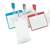 Durable Clip Name Tag ID Badge Holders + Cards | 25 Pack | Vertical 90 x 60mm