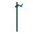 Relaxdays Schlauchhalter freistehend, für 61m Schlauch, Stahl, stabiler Gartenschlauchständer, HBT 108 x 26 x 18cm, grün