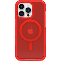 OtterBox Symmetry Clear mit MagSafe Apple iPhone 13 Pro In The Rot - translucent Rot - Schutzhülle