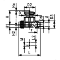 PP-H Membranventil TYP 514, 25 mm, DN20