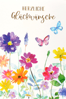 ABC Glückwunschkarte Blumen 1120007700 B6