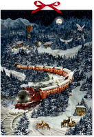 COPPENRATH Wandkalender 95274 Weihnachtsexpress in Winterla