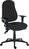Ergo Comfort Air High Back Fabric Ergonomic Operator Office Chair with Arms Black - 9500AIRBLACK/0270 -