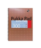 Pukka Pad Jotta Exec A4 Wirebound Card Cover Notebook Ruled 300 Pages Me(Pack 3)