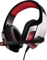 Berserker Gaming FAFNIR Gamer Over Ear headset Vezetékes Stereo Fekete, Piros Hangerő szabályozás