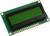 Display Elektronik LC kijelző Sárga-zöld 16 x 2 Pixel (Sz x Ma x Mé) 65.5 x 36.7 x 9.6 mm