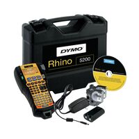 Rhino 5200 Case RHINO 5200 Kit, Thermal transfer, 180 x 180 DPI, Black,Yellow, ABC, 100 characters, 1.9 cm