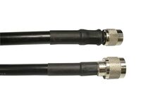 8 TWS400 NM RPTM 400-02-07-P8, 2.4 m, RPTNC, N-Style, BlackCoaxial Cables