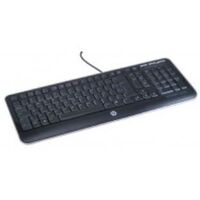 KBD AMALTHEA USB BLUE FR FR GR 588473-051, Full-size (100%), Wired, USB, AZERTY, Black Tastaturen