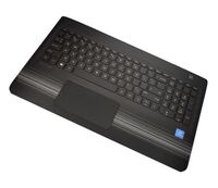 Top Cover & Keyboard (Arab) 862648-171, Housing base + keyboard, Arabic, HP, 15-bk000 Einbau Tastatur