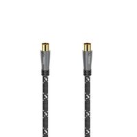 2 Coaxial Cable 5 M Black, , Grey ,