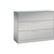 Armario para archivadores colgantes ASISTO, anchura 1200 mm, con 3 cajones, aluminio blanco / aluminio blanco.
