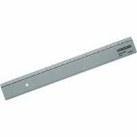 Bürolineal Aluminium silber/eloxiert 30cm