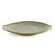 Olympia Kiln Triangular Plate in Beige Made of Porcelain 280(�)mm / 11"